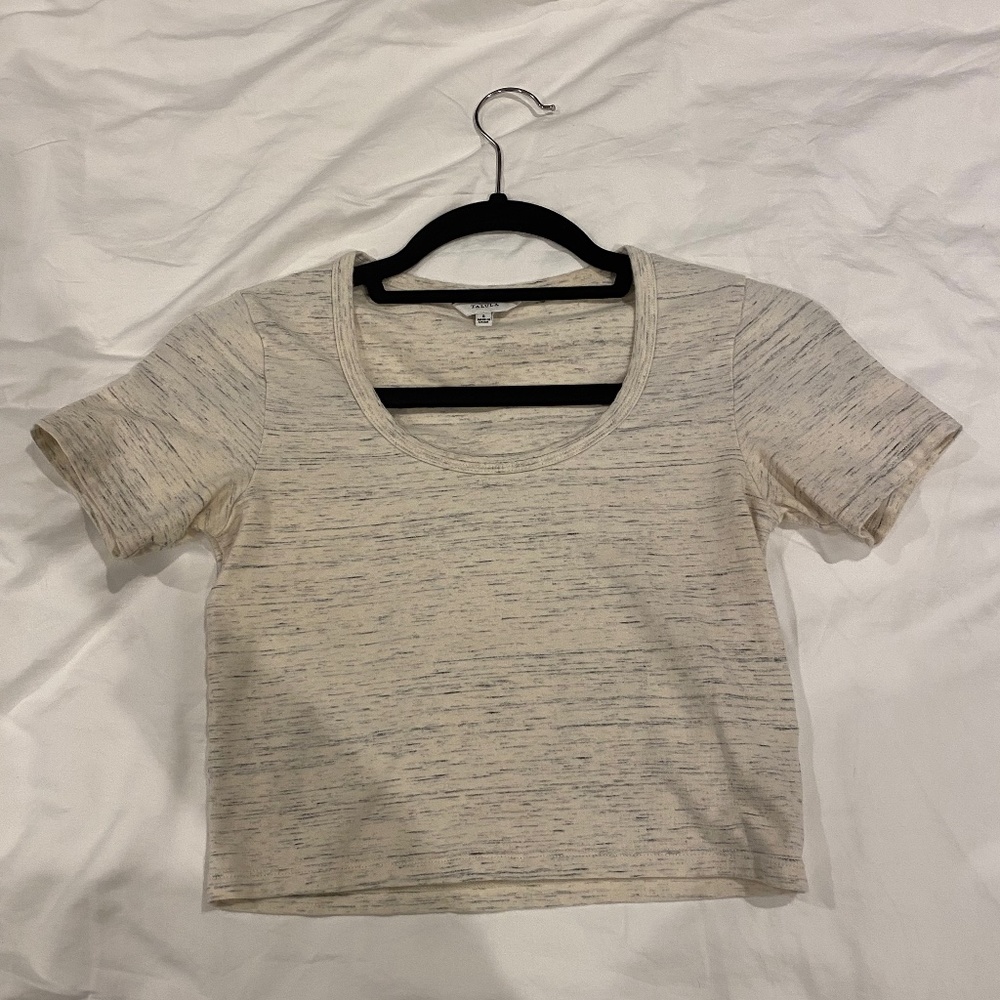 Tan Crop Top